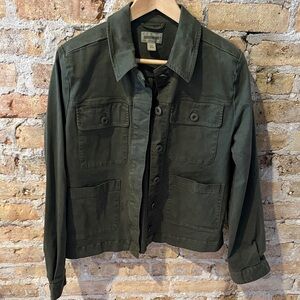 Goodthreads Fatigue Utility Shacket Jacket Green Medium